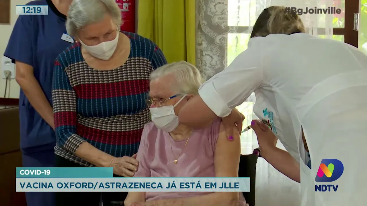 Covid-19: Vacina Oxford/Astrazeneca já está em Joinville