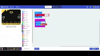 Microbit Show string variable name