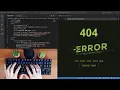 ASMR Programming - Coding Cyberpunk 404 Page