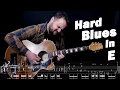 Acoustic Hard Blues in E on One Guitar (w/tabs)