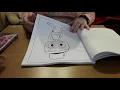 90 s Cartoon Colouring Book Flipthrough