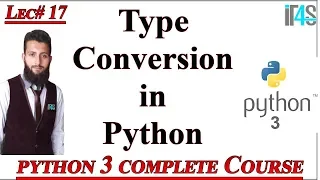 Python Tutorial in Urdu Hindi Data Type Conversion in Python Type in Python