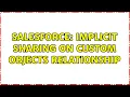 Salesforce Implicit sharing on custom objects relationship