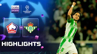 Lille 2-3 Real Betis | Champions League 26/27 Match Highlights