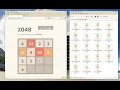 Can random key-pressing beat the 2048 game