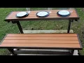 Lifetime 60054 Convertible Bench Table Faux Wood Construction Review