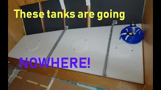 Building my steel sailing yacht Ep.76 These tanks are going NOWHERE! And 👍 THANKS! 👨‍🔧😀