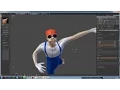 1 Creating basic model Game Character Creation With Unity and Blender
