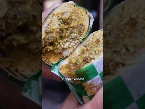 Is this the best twist on classic chopped cheese sandwich? #shorts