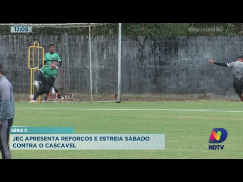 Série D: JEC apresenta reforços e estreia sábado contra o cascavel