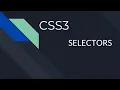 CSS beginner course - Selectors CSS3 tutorial Part 1