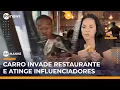 Download Lagu Carro desgovernado invade restaurante e atinge casal de influenciadores | #SBTManhã