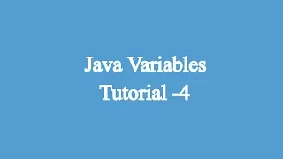 4 What are Variables in Java Javascript Tutorials for Beginners