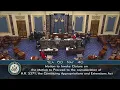 U S Senate Advances Bill to Reopen Government
