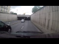 Pont de l Alma tunnel drive through - where Princess Diana was killed