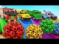 Color Balls Sing a Song Wheels On the Bus children s songbook Baby Nursery Rhymes Kids Songs