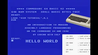 Modern Assembly Language Programming on the C64 Part 1