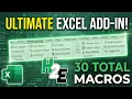 The Ultimate Excel Add-In 30 Macros to Make You More Efficient