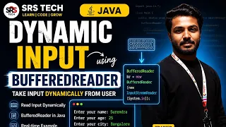 Dynamic Input in Java Using BufferedReader Read User Input Dynamically Core Java