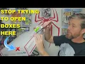 An Easier Way to Open a USPS Priority Box