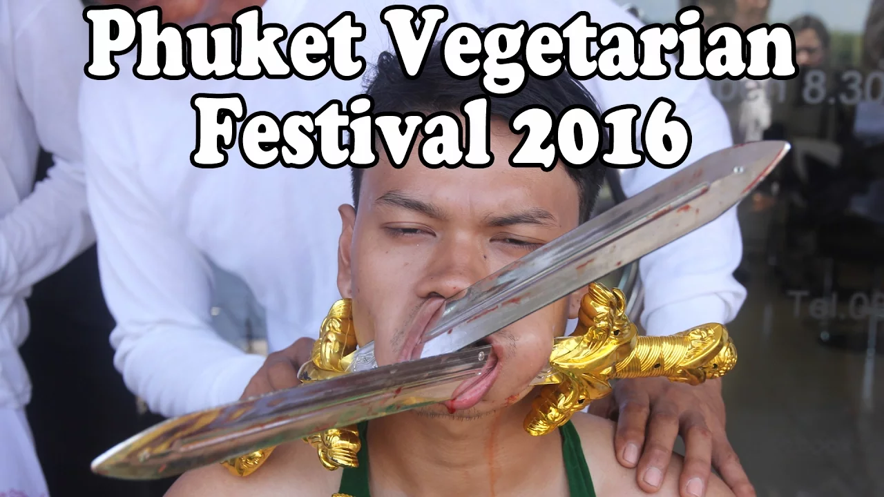 Phuket Vegetarian Festival Food. Food in Thailand