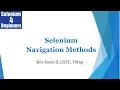Selenium Navigation Methods 14