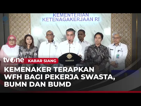 Menaker Umumkan Kebijakan Bekerja Dari Rumah