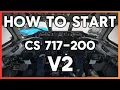 Captain Sim 717-200 Start Up Tutorial - UPDATED