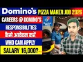 How To Apply Job In Domino s Pizza 2026 Domino s Me Job Kaise Paye 2026 Domino s Careers 2026