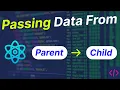 React JS Tutorial - Basic to Advance How To Send Data From Parent To Child Component In ReactJS