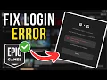 How To Fix Epic Games Login Error Can t Log In 2026 EASY FIX