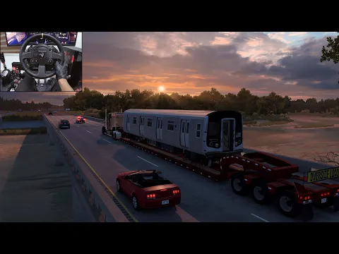 Download MP3 Special transport in Nebraska - American Truck Simulator | Thrustmaster TX