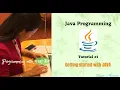 Programming with JAVA Tutorial 1 in Tibetan Language - Getting started with JAVA