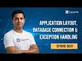 Spring Boot Project Setup Application Layout Database Connection Exception Handling