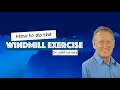 Chiropractor San Jose CA Dr Levine Demonstrates A Windmill Exercise