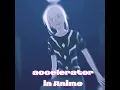 Lagu Accelerator in Anime Vs in Light novel