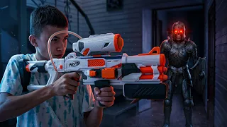 Nerf War! Нерф битва против злых скелетов