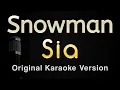 Download Lagu Snowman - Sia (Karaoke Songs With Lyrics - Original Key)