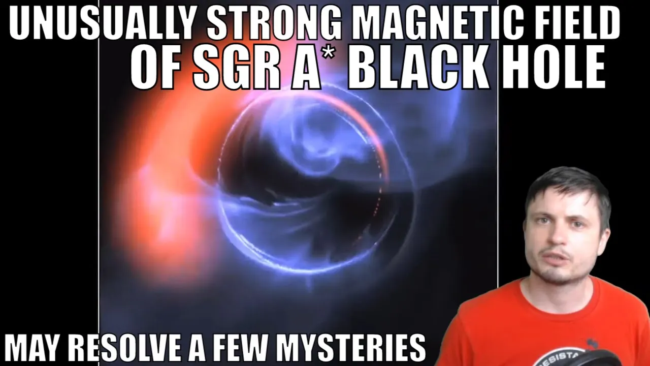Unusually Strong Magnetic Field of the Sgr A* Black Hole
