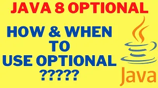 JAVA 8 OPTIONAL HOW WHY AND WHEN TO USE JAVA 8 OPTIONALS JAVA CODE EXAMPLE DEMO InterviewDOT