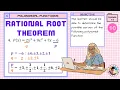 Rational Root Theorem Example 1-6