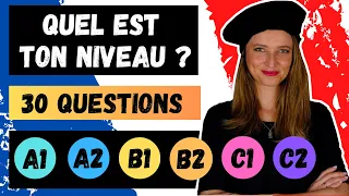 🇫🇷 LANGUAGE STRUCTURE QUIZ - TCF / WHAT IS YOUR LEVEL OF FRENCH? A1_A2 _B1_B2_C1_C2 ?🤓✅ #tcf