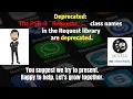 Deprecated The PSR-0 Requests - class names in the Request library are deprecated Wordpress