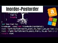 13 23 BINARY TREE FROM INORDER AND POSTORDER Tree -Interviewbit