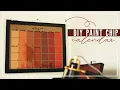 Easy DIY Paint Chip Dry Erase Calendar