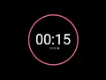 15 Second Countdown Timer iPhone Timer Style