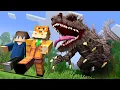 2 Idiots Survive Godzilla Island in Minecraft
