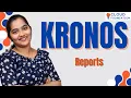 Reports in Kronos Kronos Online Training Kronos Online Course CloudFoundation