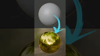 Blender Gold Material using Principled BSDF shader node