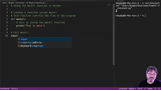 main function Python